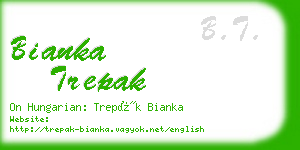 bianka trepak business card